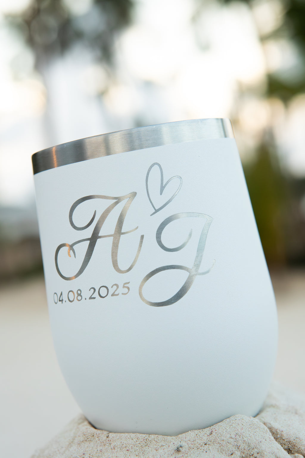 Verre à vin isotherme personnalisé