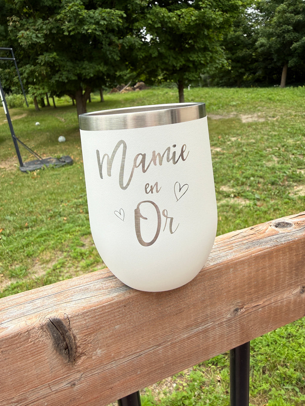 Verre à vin isotherme personnalisé