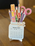 Calendrier pot à crayons 2027