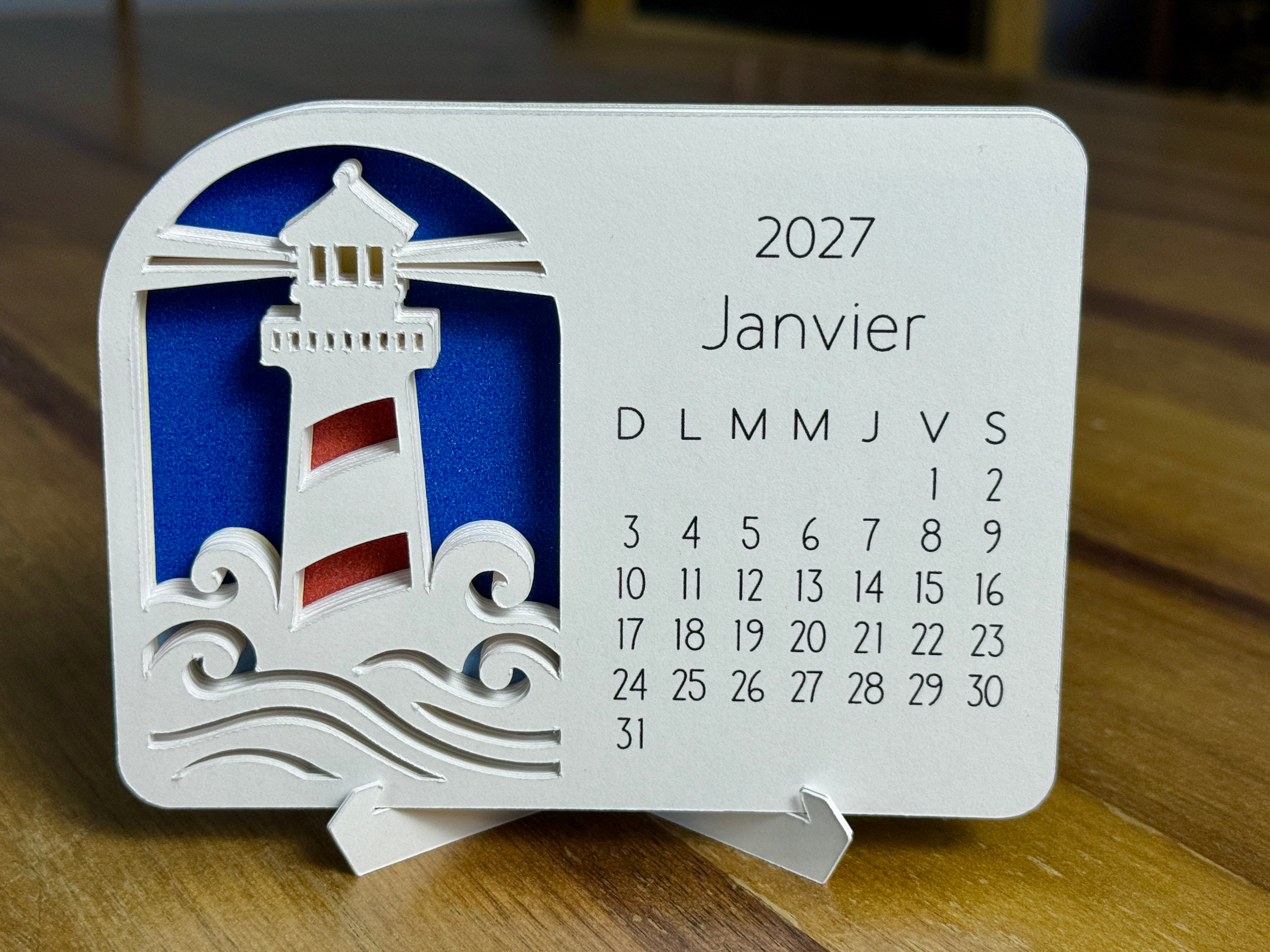 Calendrier phare 2027